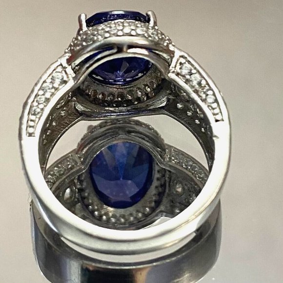 Sterling Silver Celebrity Kate Ring made with Infinite Elements Zirconia Accents - Picture 3 of 3